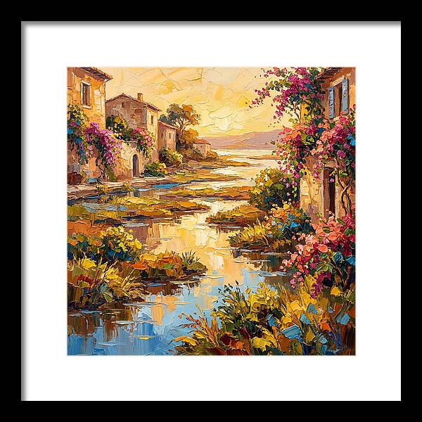 Mediterranean River Delta Serenity