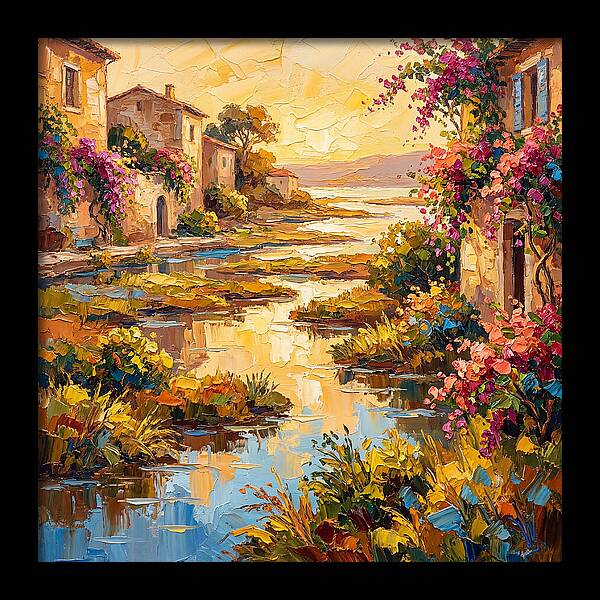 Mediterranean River Delta Serenity