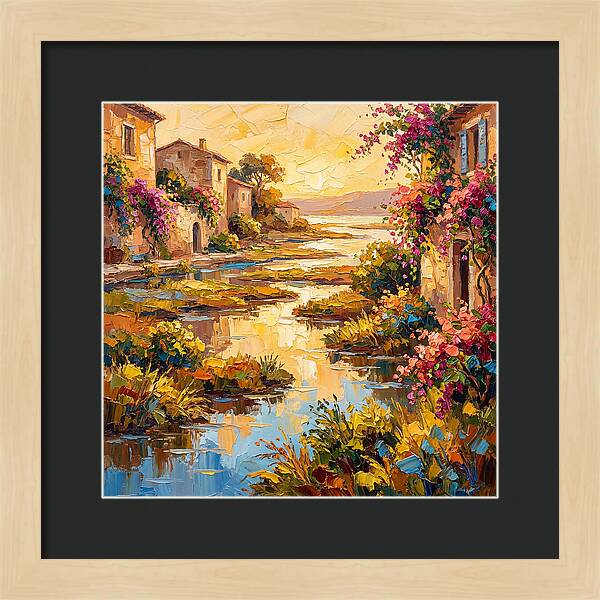 Mediterranean River Delta Serenity