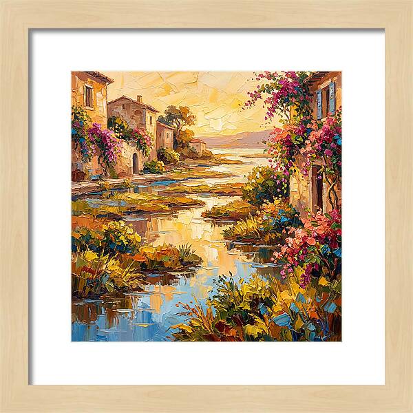 Mediterranean River Delta Serenity