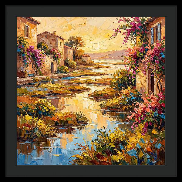 Mediterranean River Delta Serenity