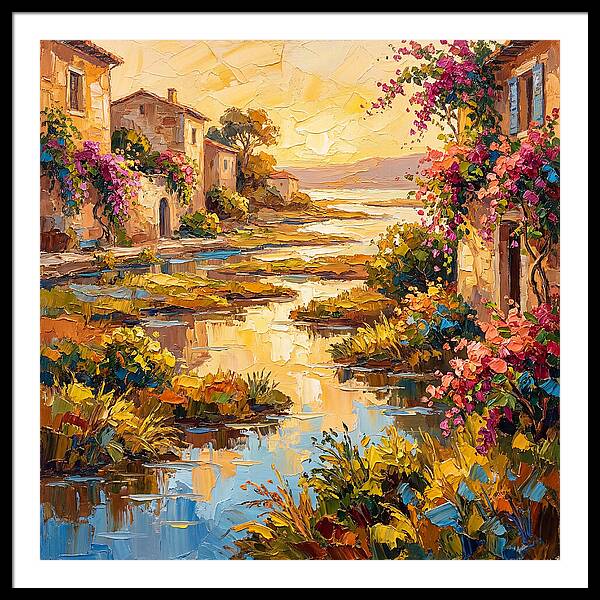 Mediterranean River Delta Serenity
