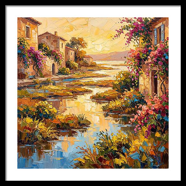 Mediterranean River Delta Serenity