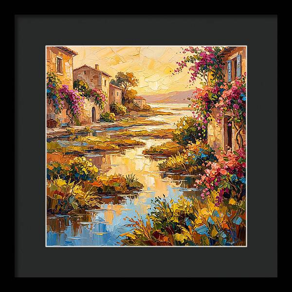 Mediterranean River Delta Serenity