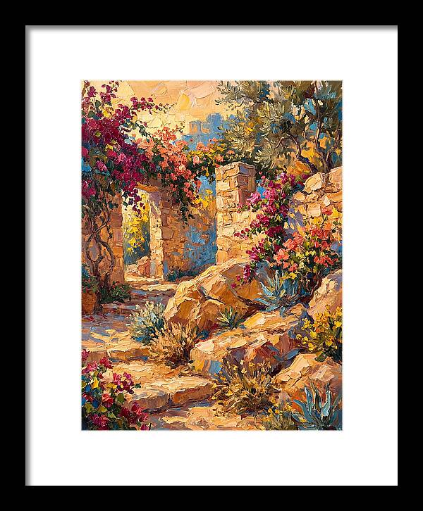 Mediterranean Rock Garden Pathway