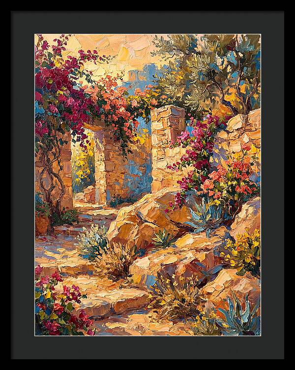 Mediterranean Rock Garden Pathway