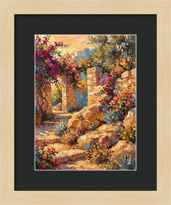Mediterranean Rock Garden Pathway