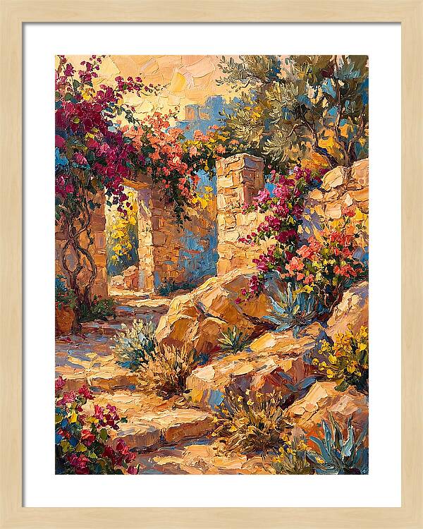 Mediterranean Rock Garden Pathway