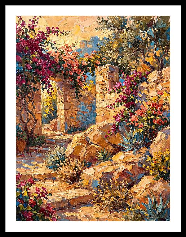 Mediterranean Rock Garden Pathway