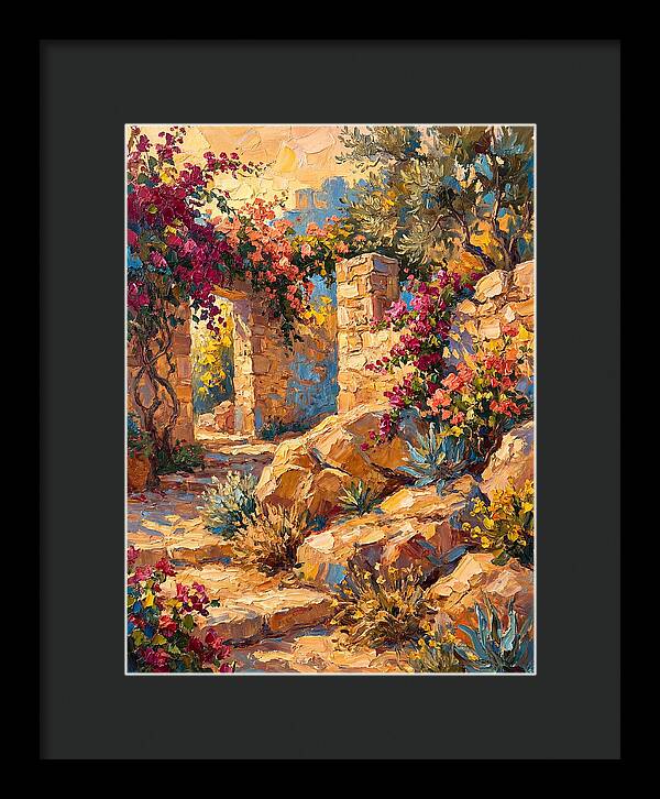 Mediterranean Rock Garden Pathway