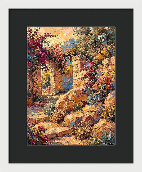 Mediterranean Rock Garden Pathway