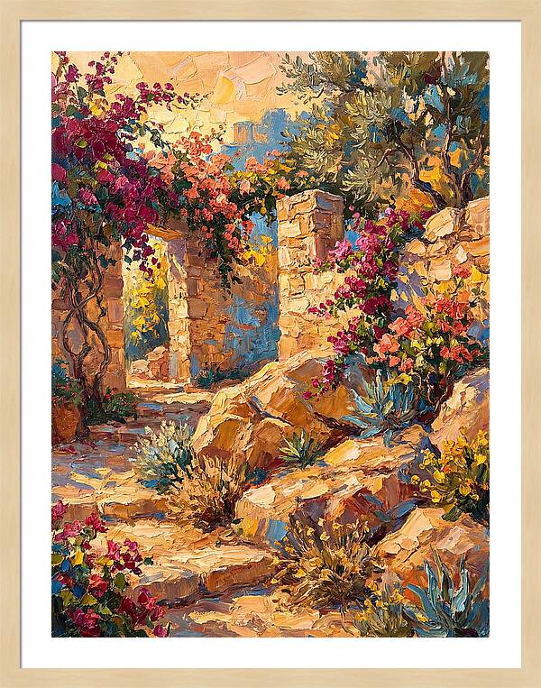 Mediterranean Rock Garden Pathway