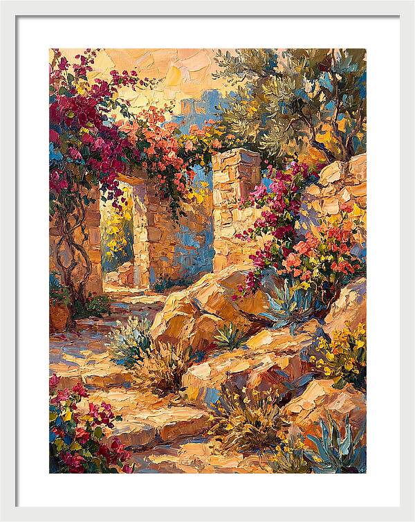 Mediterranean Rock Garden Pathway