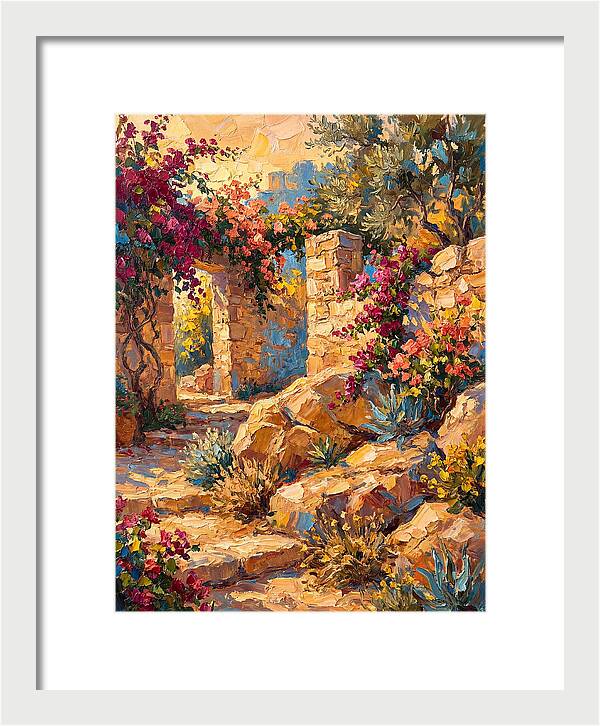 Mediterranean Rock Garden Pathway