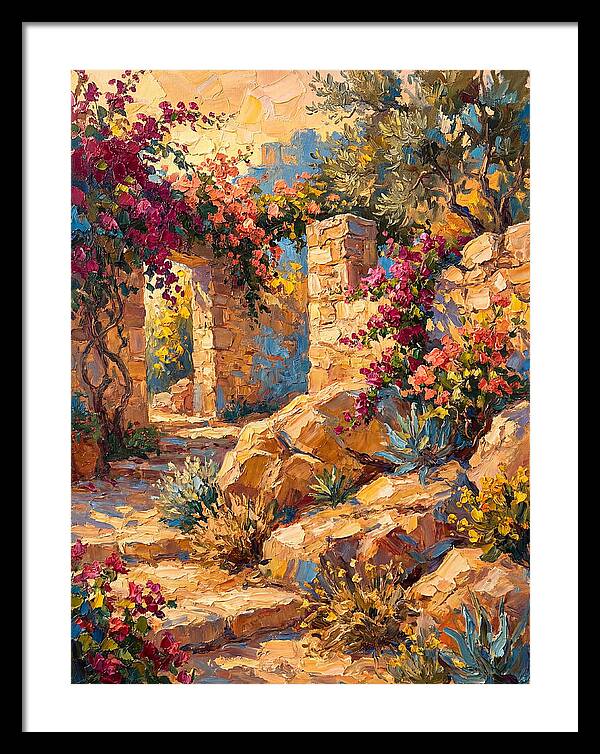 Mediterranean Rock Garden Pathway