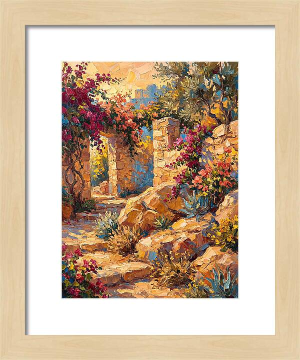 Mediterranean Rock Garden Pathway