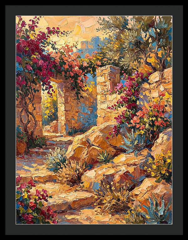 Mediterranean Rock Garden Pathway