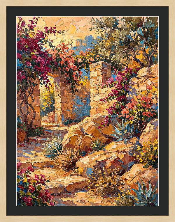 Mediterranean Rock Garden Pathway