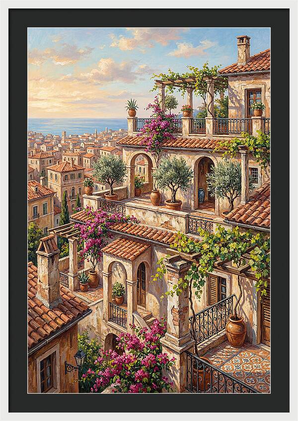 Mediterranean Rooftop Serenity