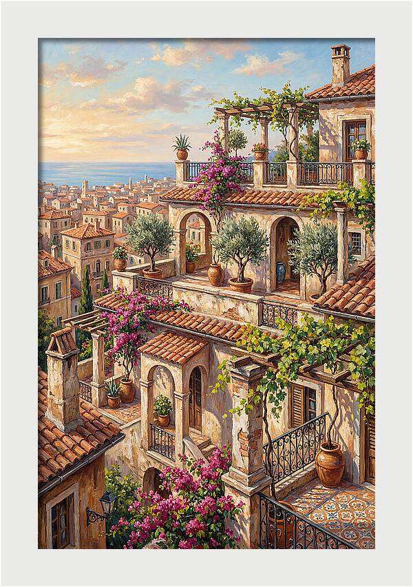 Mediterranean Rooftop Serenity