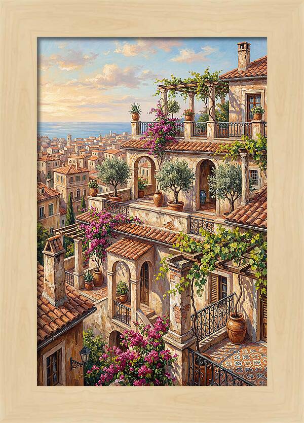 Mediterranean Rooftop Serenity
