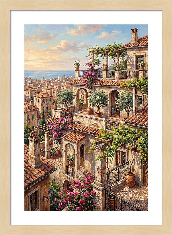 Mediterranean Rooftop Serenity