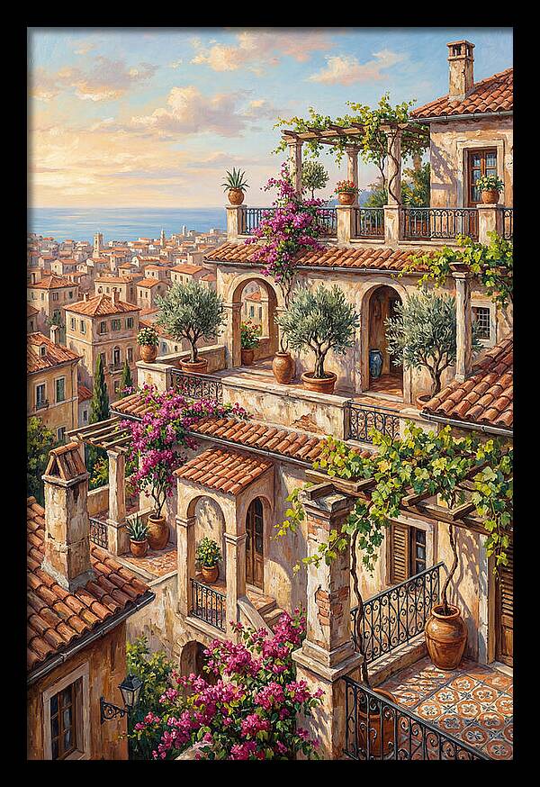 Mediterranean Rooftop Serenity