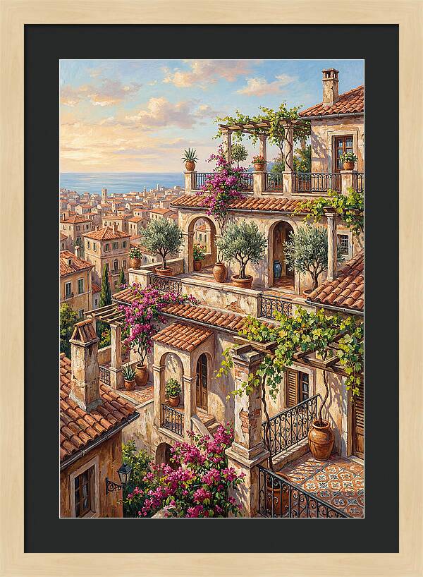 Mediterranean Rooftop Serenity