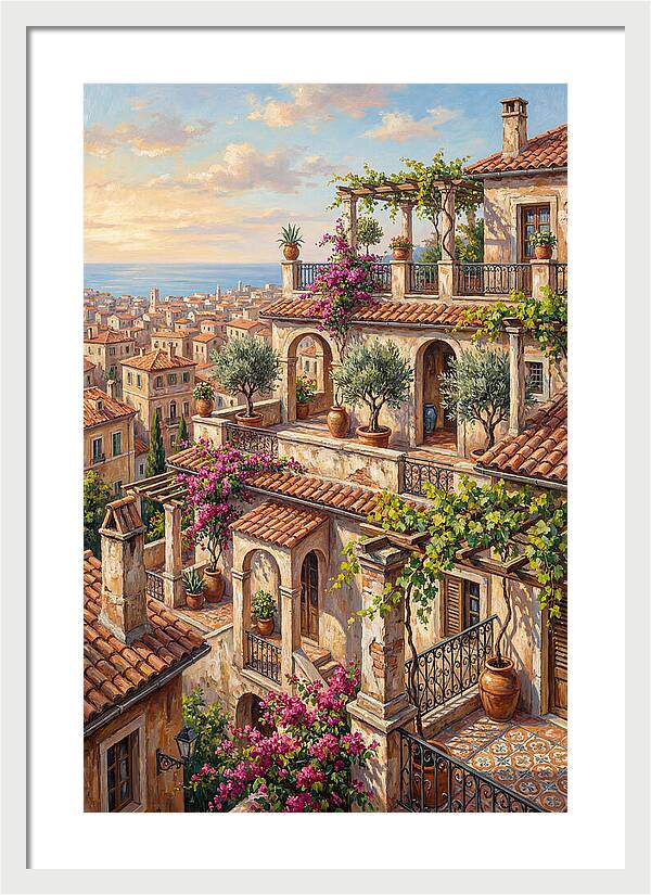 Mediterranean Rooftop Serenity