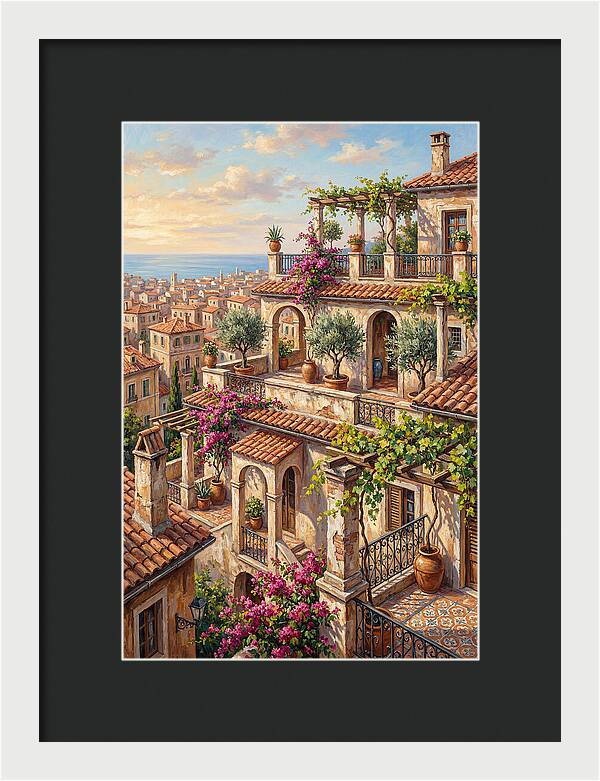 Mediterranean Rooftop Serenity