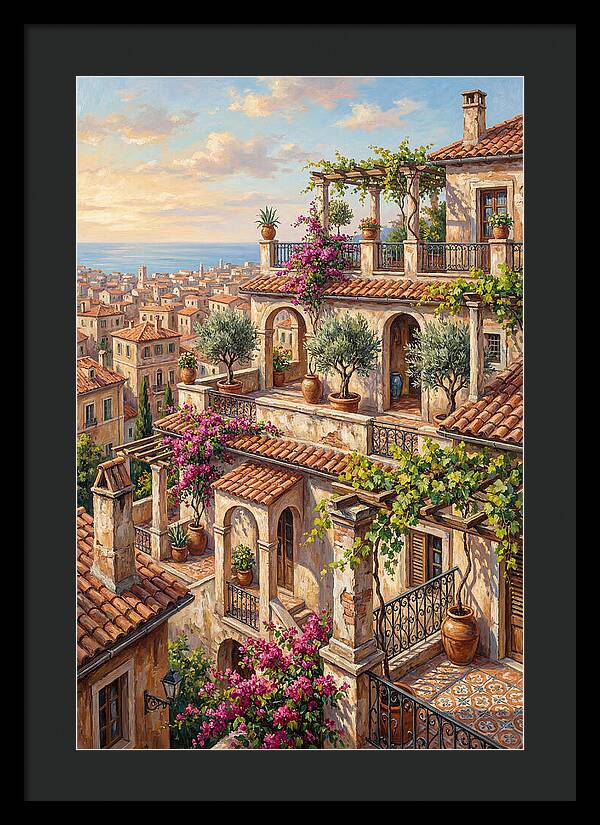 Mediterranean Rooftop Serenity
