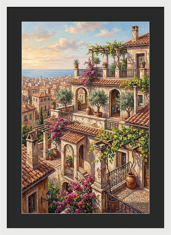 Mediterranean Rooftop Serenity