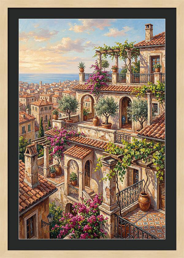 Mediterranean Rooftop Serenity