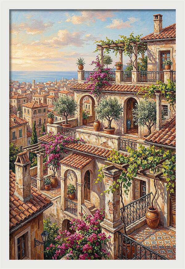 Mediterranean Rooftop Serenity