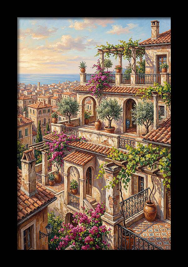 Mediterranean Rooftop Serenity