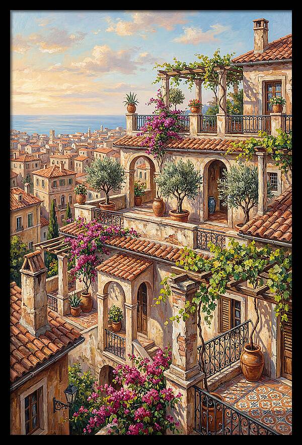 Mediterranean Rooftop Serenity