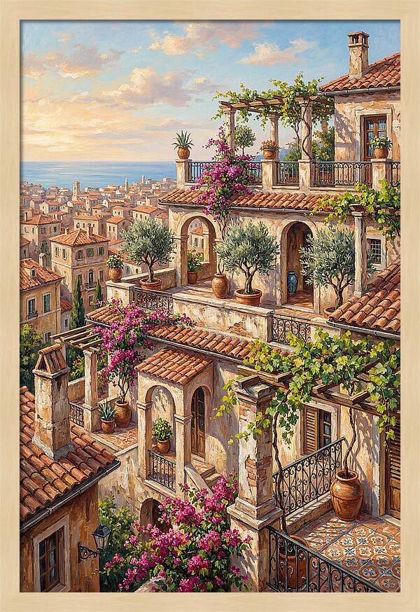 Mediterranean Rooftop Serenity