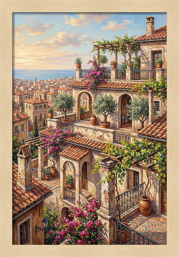 Mediterranean Rooftop Serenity
