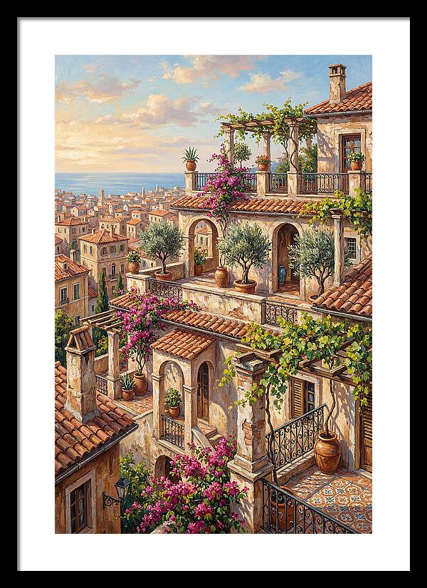 Mediterranean Rooftop Serenity