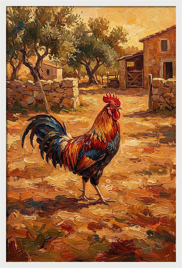 Mediterranean Rooster Majesty
