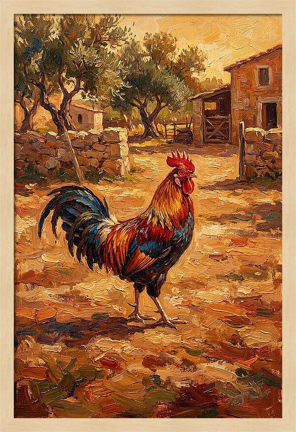 Mediterranean Rooster Majesty