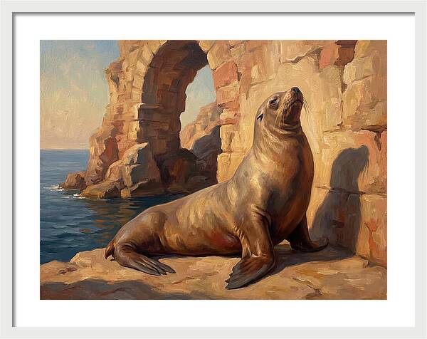 Mediterranean Sea Lion Serenity