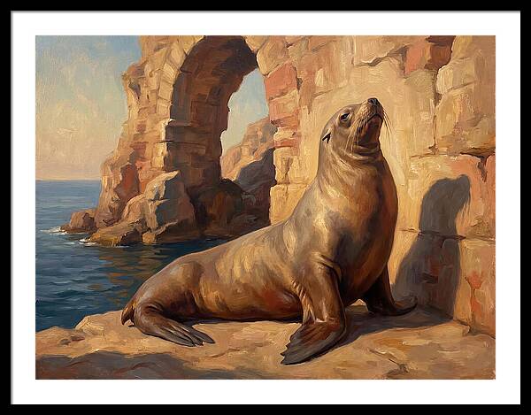 Mediterranean Sea Lion Serenity