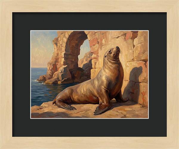 Mediterranean Sea Lion Serenity