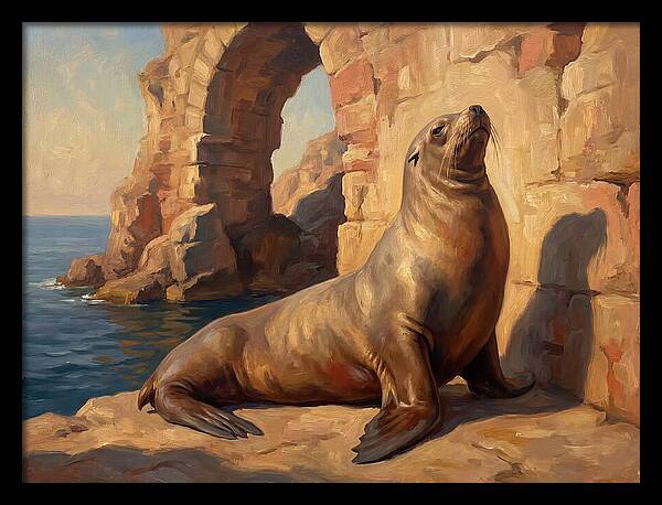 Mediterranean Sea Lion Serenity