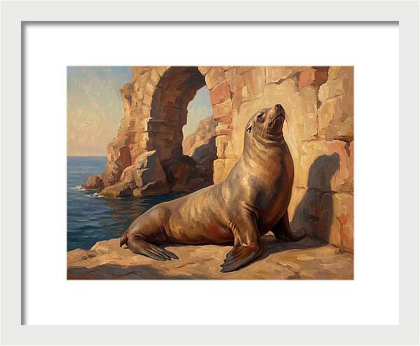 Mediterranean Sea Lion Serenity