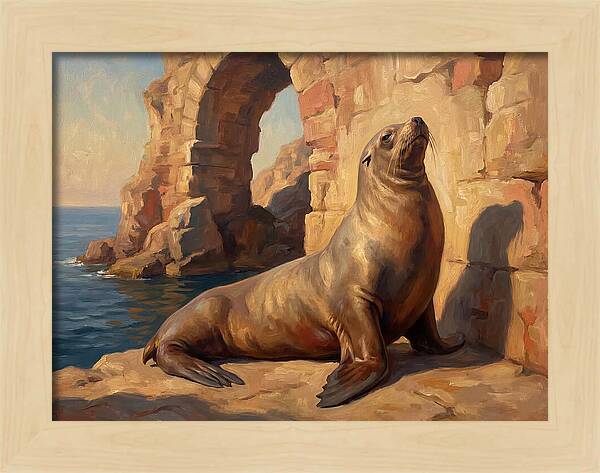 Mediterranean Sea Lion Serenity