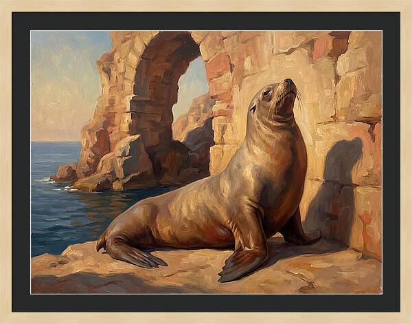 Mediterranean Sea Lion Serenity