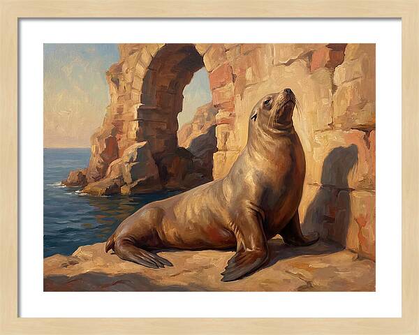 Mediterranean Sea Lion Serenity