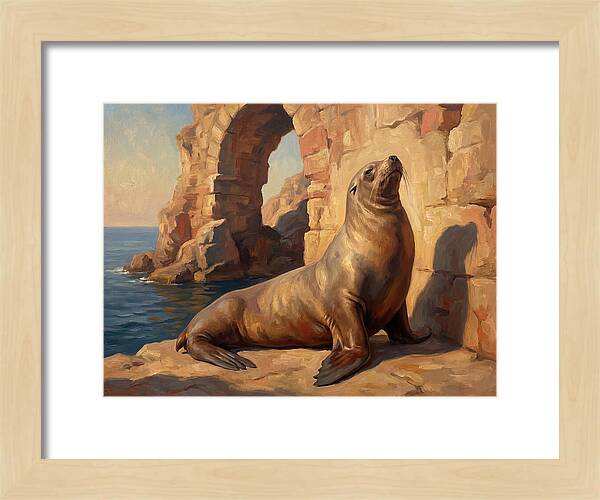 Mediterranean Sea Lion Serenity